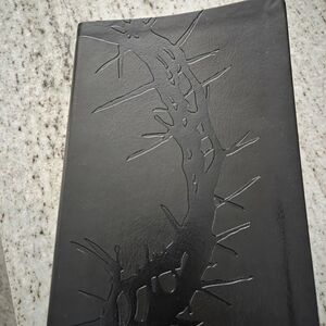 Black Embossed Botanical Canvas Wall Art